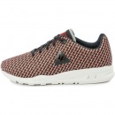 Promotions Le Coq Sportif Lcs R950 Géo Jacquard Gris/Orange - Chaussures Baskets Basses Homme